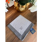 Levidor Kadın Monogram Eşarp Füme