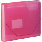 Kraf F4302 Pembe 13 Cepli Lastikli Körüklü Dosya  (  1  Adet  )