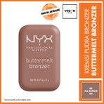 NYX Professional Makeup Buttermelt Kremsi Pudra Bronzer 02 All Buttad Up 12 Saat Kalıcı Etki