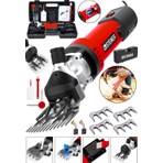 Steiner Alman 9900 W Devir Ayarlı Çift Soğutmalı Koyun Kırpma Kırkma Makinesi Kırmızı + 4 Adet Üst Bıçak