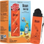 Orzax Ocean Portakal Aromalı Balık Yağı 150 ml Matara Hediyeli