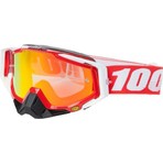Mts %100 Racecraft Goggle Cross Gözlük Kırmızı Beyaz