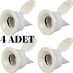 Desiphon Kuis 4 Adet Koku Önleyici Çekvalfli Adaptör Contaø50 Lavabo & Evyeler