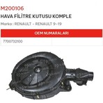 MARAL Renault R9 R19 Hava Filtre Kazanı Kutusu 7700732100 NS-M200106
