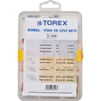 Torex Dübel - Vida ve Çivi Seti  200 PARÇA