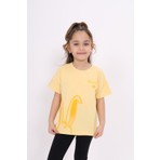 Toontoy Kız Çocuk Baskılı Tişört