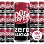 Dr. Pepper Zero Sugar 330ML 24'lü Koli