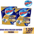 Bingo Akıllı Kapsül Pro Max Bulaşık Makinesi Deterjanı Tableti 120 Adet