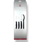 Victorinox Siyah Soyacak Seti 4 Parça Paslanmaz Çelik Malzeme ile Ergonomik Tasarım