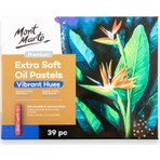 MONT MARTE Ekstra Yumuşak Yağlı Pastel 39'lu Premium Canlı Tonlar ile Yaratıcılığınızı Serbest Bırakın