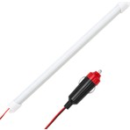 Powermaster 12 Volt 5 Watt Çakmaklıklı 30 cm LED Lamba Kamp Tipi Aydınlatma Çalışma Lambası