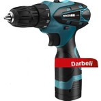 Mager Darbeli İki Akülü Şarjlı Vidalama Matkap Çantalı 24 Parça Set