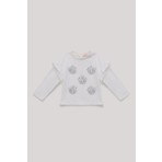 GB Baby Bg Store Kız Bebek Ekru T-Shirt