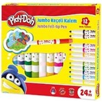 Play-Doh KE020 Jumbo Keçeli Kalem 6 mm 12'li