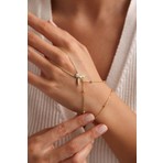 Nereze 925 Ayar Gümüş Gold Kaplama Anka Kuşu Model Şahmeran Bileklik Kadın Kullanıcı İçin Şık Tasarım