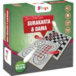 Btoys Surakarta & Dama - Ahşap Zeka Ve Strateji Oyunu