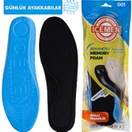 Icemen Memory Foam Yumuşak, Tam Ortopedik Ayakkabı Tabanlık Rahat, Konforlu, Masaj Etkili, Akıllı Hafızalı,spor, Erkek, Kadın, Çocuk, Yetişkin