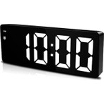 Upway Hd LED Ekranlı Aynalı Tarih Termometre Alarm Hediyelik Dijital Masa Saati