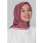 Armine İpek Eşarp Nostalji - 8401-80 Pembe Twill