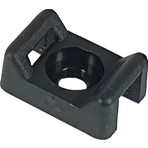 Vidalı Kroşe - 16 x 10 x Ø5mm - Siyah - 50 Adet