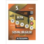 Altın Karma Yayınları 5. Sınıf Sosyal Bilgiler Mentör Etkinlikli Soru Bankası Video Çözüm İçerikli