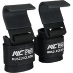 Musclecloth Lifting Hooks Ağırlık Kaldırma Kancası Siyah Ergonomik Yapı ile Erkekler İçin Tasarlandı