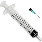 Ayset 2.5 ml 3 Parça Yeşil Kısa İğneli Enjektör 21G x 16 mm (10 Adet)