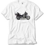 Crows Gate Harley Davidson Cvo Beyaz Tişört