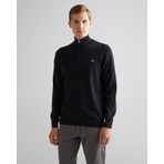 Gant Erkek Siyah Regular Fit Yarım Fermuarlı Kazak 8030564.5