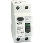 Viko Kaçak Akım Koruma Rölesi 2P 40A 30mA Model VTR2 Elektriksel Güvenlik İçin Uygun