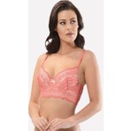 Nar Çiçeği Hafif Destekli Kısa Büstiyer