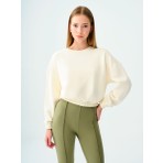 Loft Long Crop Kadın Sweatshirt