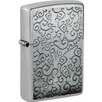 Zippo Çakmak 48726, Vines Design, Street Chrome Finish Lighter