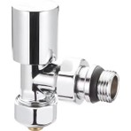 Fause Radyatör Havlupan Vanası Köşe Tip Pex(16*2mm) Krom KVN102