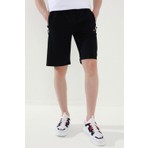 Tommy Life Lacivert Bağcıklı Fermuar Cepli Standart Kalıp Basic Erkek Şort - 81167