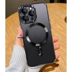 Dexmon iPhone 16 Pro Kılıf Kamera Lens ve Hoparlör Toz Korumalı Magsafe Şarj Özellikli Esnek Silikon