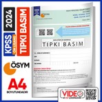 Karakutu Yayınları 2024 KPSS Ön Lisans ÖSYM Tıpkı Basım Çıkmış Soru Deneme Kitapçığı