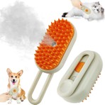 BilTeknik Kedi Köpek Elektrikli Buharlı Fırça Spreyli Masaj Tarağı Kedi Köpek Tarağı Tüy Toplama Fırçası