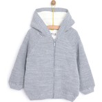 HelloBaby Basic Unisex Peluş Triko Hırka Unisex