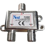 2'li 1/2 Tv Splitter Anten Çoklayıcı Uydu Bölücü Dağıtıcı NEXTYE-2502A 2 Çıkışlı 5-2400 Mhz