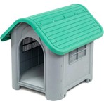 AKAN MARKETİNG Plastik Köpek Kulübesi 85X71X66 cm Yeşil Renkli Dayanıklı Yapı