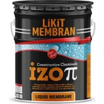 İzopi Likit Membran 17 lt Kauçuk Modifiyeli Su Yalıtım Ürünü Yapışkanlı Özelliklerle