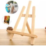 Keskin Home Ahşap Mini Masaüstü Şövale 28x38 cm Üç Ayaklı El Yapımı Renk Seçenekli