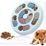 Tineke Köpek Oyuncağı Mama Bulmaca Yavaş Besleyici Köpek Gıda Dağıtıcı Yavaş Yeme  Mavi