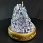 Kingdom Of 3d Yüzüklerin Efendisi Minas Tirith Heykeli 12 cm Beyaz Polyester Materyal ile Tasarlanmış