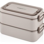 Vagonlife Lunchbox 2000 ml 2 Kat Paslanmaz Çelik Çorba Kaseli Bento Lunch Box Yeni Nesil Sefer Tası -FFLBOX01029