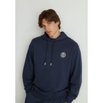 Mavi MVJNS Logo Baskılı Kapüşonlu Lacivert Sweatshirt 0611786-70490