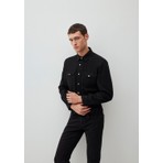 Mavi Ted Koyu Dumanlı Denim Jean Gömlek 0210909-87934