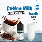 Akn Kimya Coffee Milk Mix Aroma Kahve Süt Gıda Aroması 10 ml