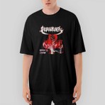 Crows Gate Sepultura Morbid Visions Oversize Siyah Tişört